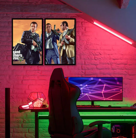 2 Panel GTA Characters Framaéstro